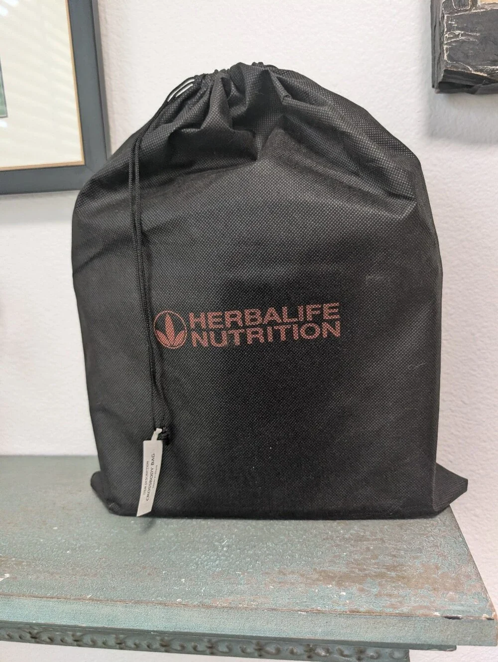 New Herbalife Nutrition Crossbody Bag Brown Faux Leather Travel Distributor